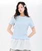 CHASECULT Women'S Crinkle Short Sleeve T-Shirt-Fbrg5868D0D