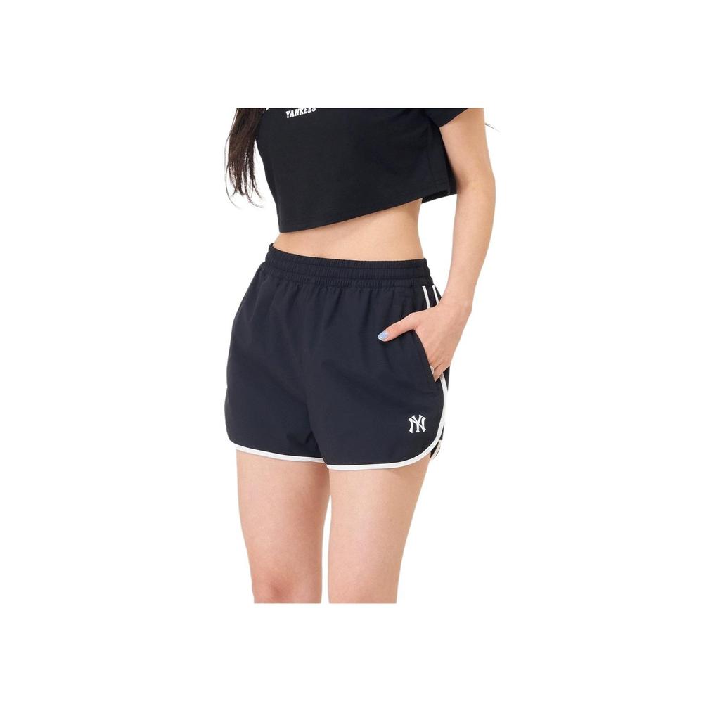 New MLB Casual Shorts Women's Black 3FSMB0743-50BKS