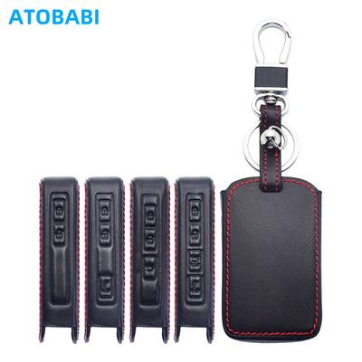 Leather Car Key Cover Bag For Mazda 3 6 CX-3 CX-5 CX-9 CX-30 CX-60 MX-5 MX-30 Miata 2023 Remote Fobs Shell Case Auto Accessories