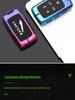 Premium Metal Protective Shell for Jaguar Key - Compatible with XFL/XEL/XJL/FPACE; High-End Men's Key Case with Buckle