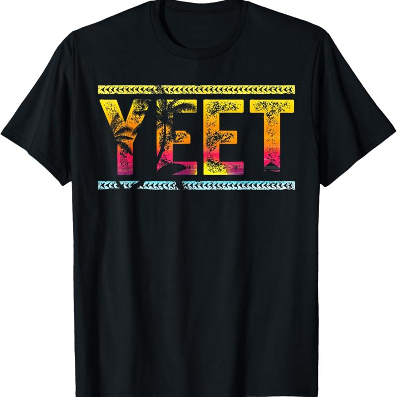 T-shirt Vintage Yeet dr?le disant Meme S