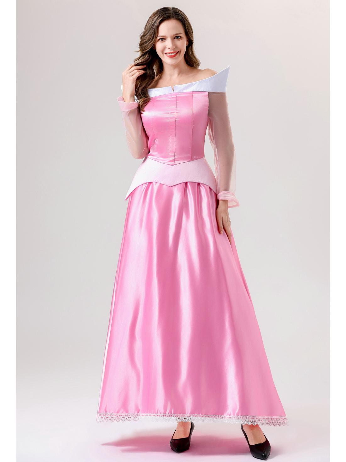 

Костюм принцессы для взрослых: Золушка, Белоснежка, Алиса, Спящая красавица - Идеально для косплея, Хэллоуина или Дня защиты детей Extra Large