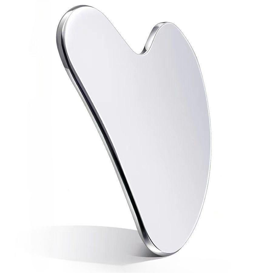 

Heart Shape Stainless Steel Gua Sha Board Muscle Massage Tool for Body & Facial Blood Circulation, Skin Care & Relaxation