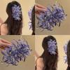 Vacation Style Flower Hair Claws For Women Vintage Artificial Flower Bridal Hair Clips Headdress Wedding Hair Accessories