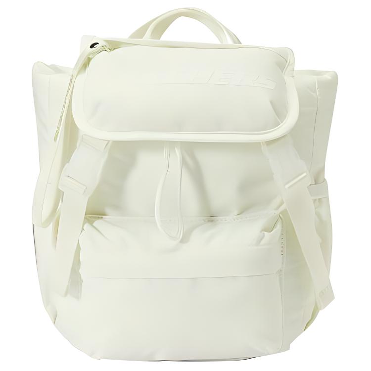 

Skechers Multi-Functional Adjustable Strap Fabric Backpack Unisex Backpacks Cream Off-White L323U013-00NA Butter Ecru