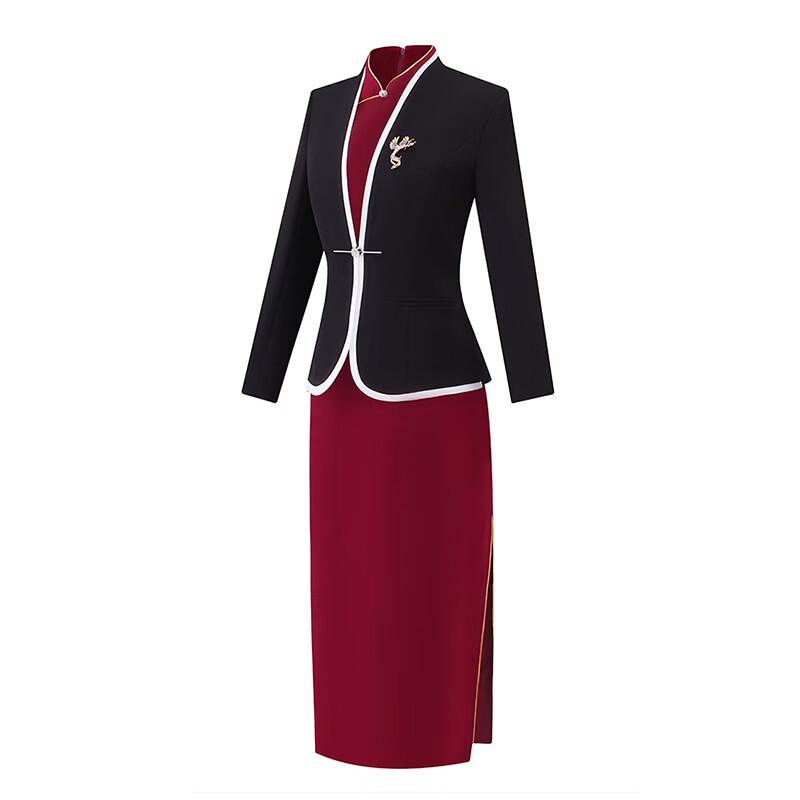 Teluoman New Chinese Style Professional Dress & Suit Set