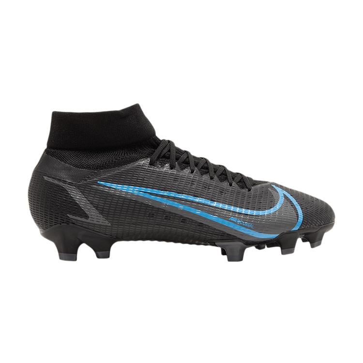 Nike Mercurial Superfly 8 Pro FG 'Schwarz Photo Blau' 42 gray