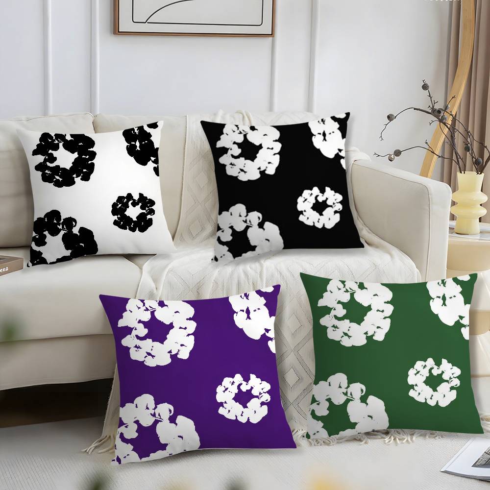 Pillow Case Luxury D-Denims T-Tears Sofa Short Plush Double-Sided Hd Printing Room Home Office Gift Cushion Cover