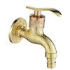 Elegant Golden Dragon Wall-Mounted Faucet with Single Cold Water Valve - Rustic Vintage Style, Stainless Steel and Zinc Alloy