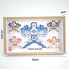 Exquisite Weifang Traditional Kite Wooden Frame Gift Set: Five Handcrafted Ornaments