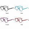 Retro Reading Glasses Ultra Light Round Frame Presbyopia Glasses Women +1.0 To +4.0 Black Fashion HD Eyewear