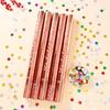 Firecracker Tube: 60cm Handheld Wedding Spray with Colorful Flowers, Stars, Sequins, & Baby's Breath.