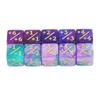 10-Pack Dice Counter Token Dice D6 Dice Compatible Card Game Competition Math Teaching Tools Accessories