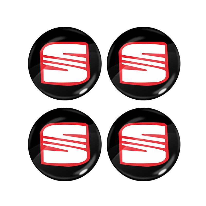 2/4/6 Stück Auto Türschloss Schlüsselloch Aufkleber Emblem Auto Schutzaufkleber für SEAT MK3 Leon 5F Ibiza 5 6 MII Altea Toledo 3 Cordoba Alhambra