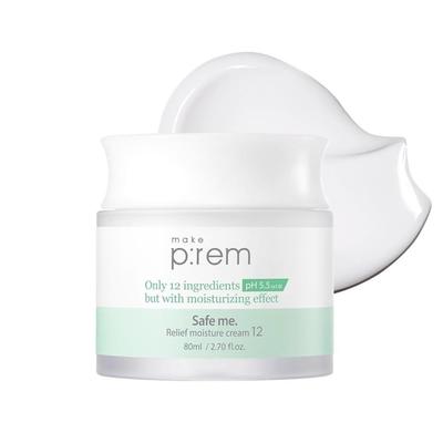 Safe Me. Relief Moisture Cream 12 80mL, Nourishing, Moisturizing, Korean Cosmetics, Kbeauty