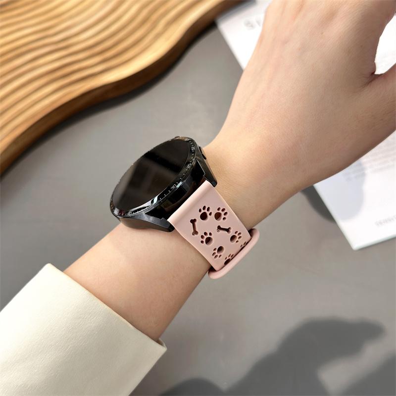 Engraved Watch Band, Soft Breathable Sport Strap 18/20/22MM Compatible with Amazfit Huawei Samsung oppo xiaomi