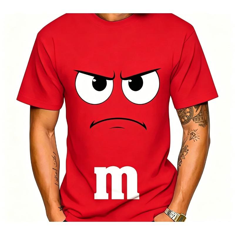 Men's Retro 3D Graphic Print T-Shirt - Perfect for Daily Wear and Vacation