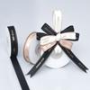 Crafting Elegant Multifunction 1.5cm Gold Ribbed Ribbon Ribbon Baking Cake Holiday Gifts Flower Bouquet Gift Box Packaging Ribbon Home Decoration