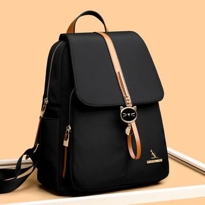 Atmospheric Backpack for Women New Korean Style Versatile Fashion Trend Large Capacity Oxford Cloth Women's Travel Backpack