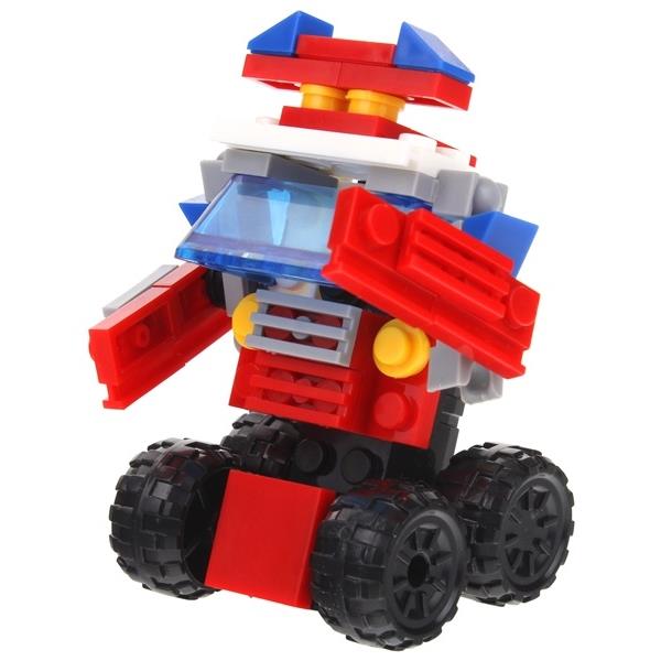 2-in-1 Building Blocks Fire Department Fire Pickup