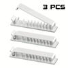 3pcs Self Adhesive Cable Clips 10 Slots Desk Wire Organizer Holder Home Office Car Cord Management Fixer
