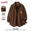 Baleno Men's Retro Corduroy Long Sleeve Shirt