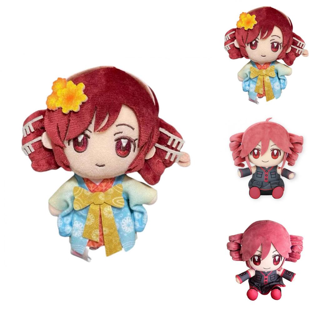 Cute Kasane Teto Plush Doll With Short Fur Design Perfect For Anime Collectors