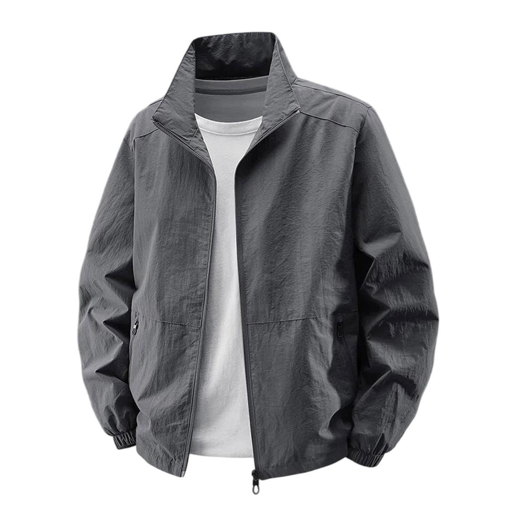 Zipper Jacket, Casual Long Sleeved Zipper Hooded Jacket