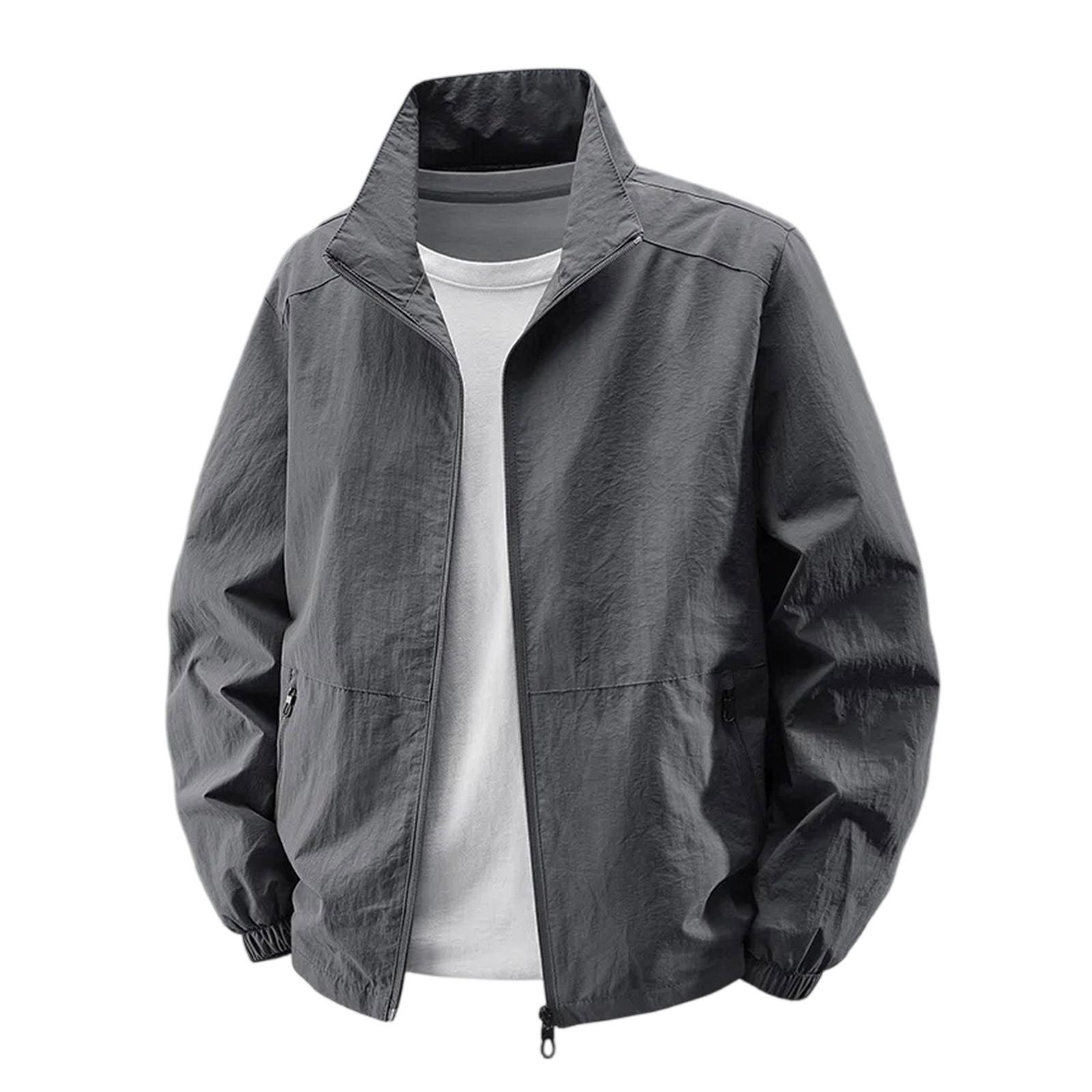 

Куртка на молнии, Повседневная куртка с длинными рукавами и капюшоном на молнии L