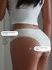 Women's Seamless Ice Silk Low-Waist Briefs: Breathable, Quick-Dry, Pure Cotton Crotch - Perfect for Yoga & Sports.
