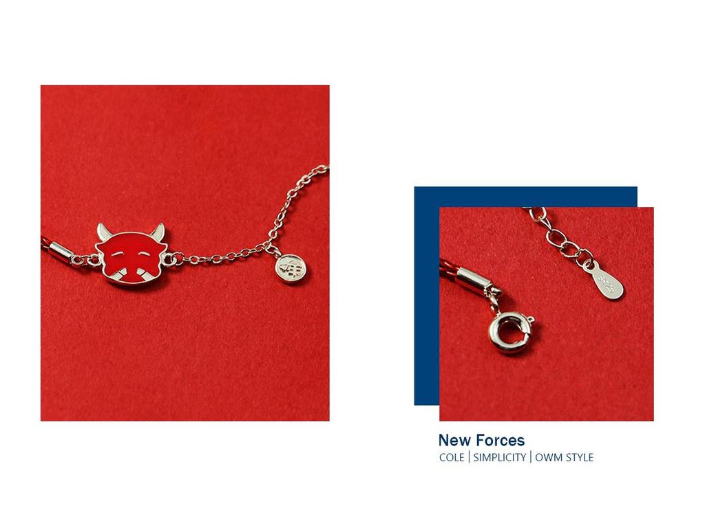 Benmingnian Zodiac Ox Red String Bracelet: Color-Changing, Lucky Ox Charm, Perfect Gift for Christmas & Valentine's Day