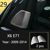 For BMW X5 X6 E70 E71 E72 Car Styling interior Buttons panel frame Decoration Cover Trim Car Sticker stainless steel Accessories