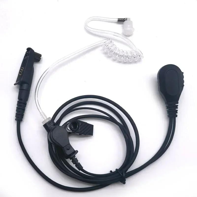 Acoustic Air Tube Earpiece PTT Mic Microphone Headset for Hytera TC-610p TC700p TC-780 TC780 TC780m TC3000 TC3600 TC880GM Radio