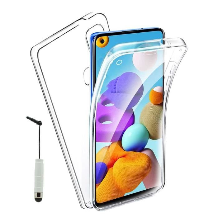 Coque - Samsung - Galaxy A21S - Silicone - Protection intégrale - Transparent