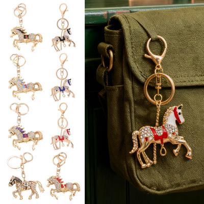 Year of Horse Keychain 2026 Horse Year Pendant Metal Carving Good Luck