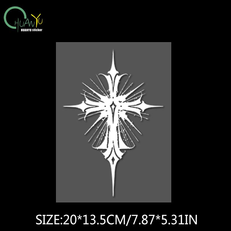 creative cross decoration car sticker; car and motorcycle scratch protection waterproof reflective