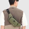 Men's Waterproof Waist Bag - Unisex Fanny Pack Convertible To Chest Sling (Running/Travel Hip Belt with Secure Pockets)