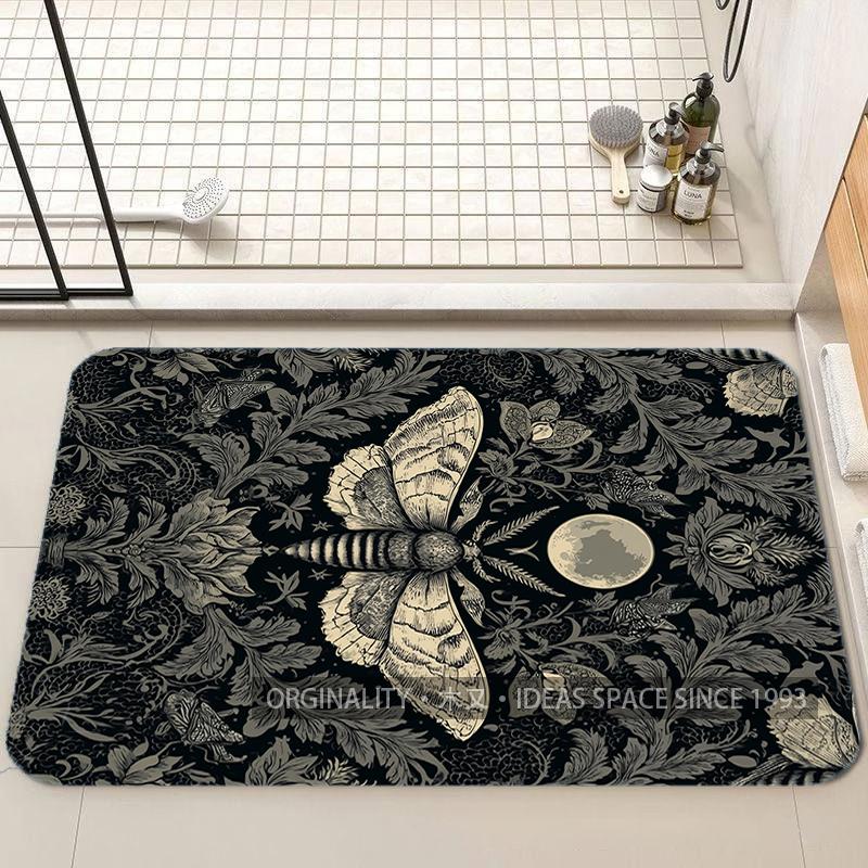 Exotic Floral Pattern Mat Living Room Decoration Home Sofa Non-Slip Carpet Study Bedroom Tatami Children'S Soft Floor Mat