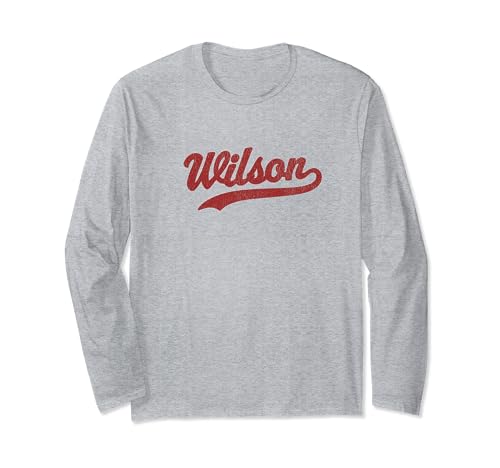 

Wilson North Carolina NC Vintage Sports Graphic Long Sleeve T-Shirt