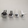 Toilet Flush Button Water Tank Single Push Type ABS Round Stem 38mm 48mm 58mm Modern Bathroom Fixture