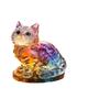 Creative Cute Colored Kitten 2D Acrylic Desktop Ornament Living Room Bedroom Study Home Prop Decoration