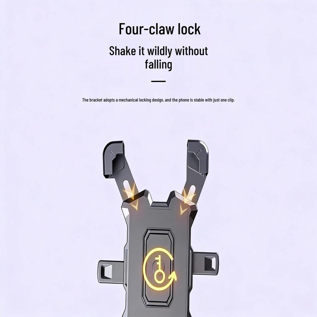 Shockproof Phone Holder for Electric Scooters and Motorcycles – Car Mount Compatible