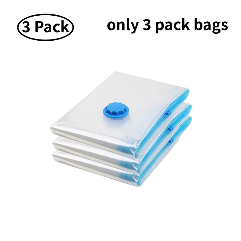 Bolsas de almacenamiento al vacío para guardar ropa, organizador, bolsa sellada al vacío, bolsas que ahorran espacio para almohadas, mantas, bolsas de viaje al vacío