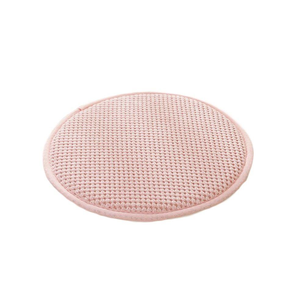 Soft Seat Pad sponge Chair Cushion Comfortable Round Cushion  Home Decoration 35cm розовый