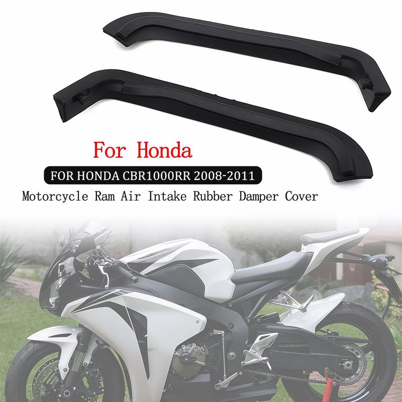 For Honda CBR 1000RR 2008 2011 CBR 1000 RR CBR1000RR Black Motorcycle Ram Air Intake Rubber Tube Duct Gasket Damper Cover Strip