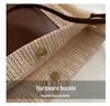 2024 Spring/Summer Women's Straw Woven Handbag: Vintage Pastoral-Style Shoulder Tote