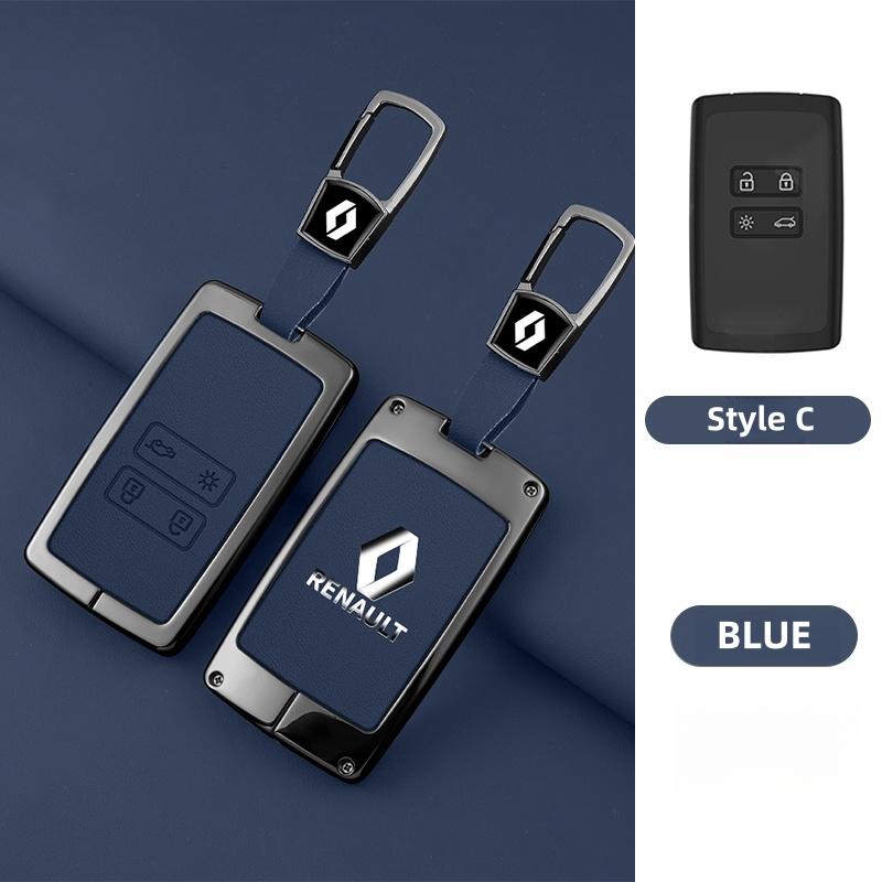 Radkappen für Renault Captur Megane Talisman Espace Clio Zoe Koleos Scenic 4 Arkana Dacia Sandero Card Fashion Metall Auto Schlüsselhülle