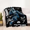 Ronaldo's Skillful Kick Blanket Ultra-Soft Perfect for Livingroom Office Sofa All-Season Use Playful Design Suitable for Gifting Relatives and Friends