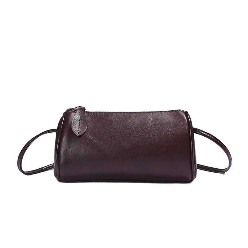 2026 fashi genuine leather women's small crossbody bag popular cowhide single-shoulder bag for women daily shopping handbag