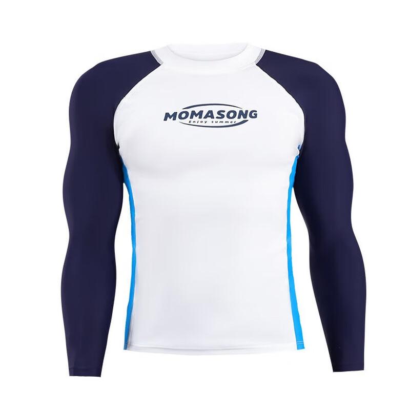 

Men s Long Sleeve Two-Piece Rash Guard Swimsuit XL